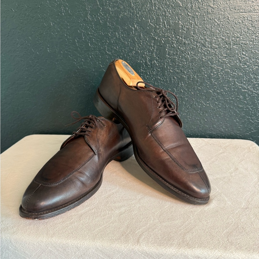 Allen Edmonds Delray Brown Leather Oxford Shoes